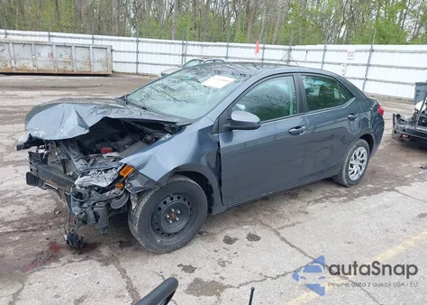 2018 Toyota Corolla Le from USA, damaged, VIN 2T1BURHE6JC986644